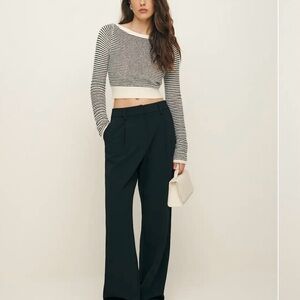 Reformation Chloe Cashmere Linen Sweater